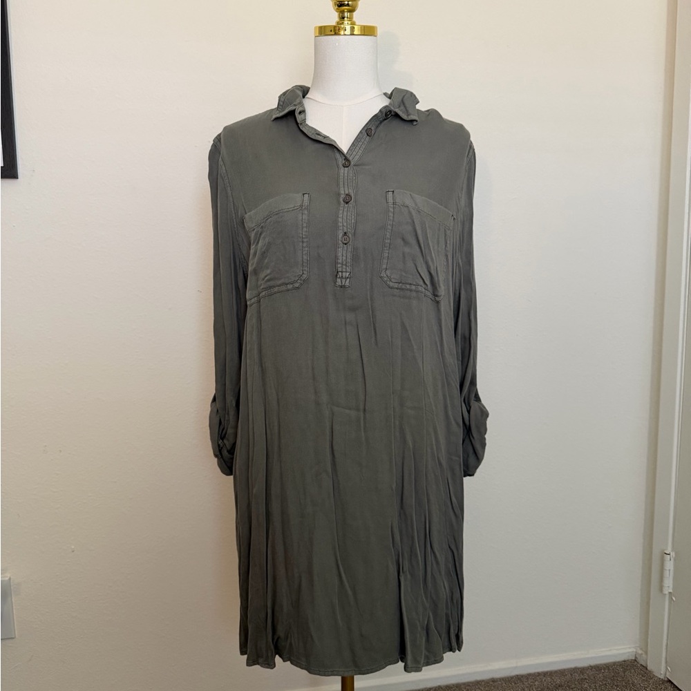 SO Long Sleeve Gray Dress